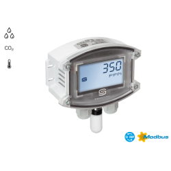 CẢM BIẾN KHÍ CO2, NHIỆT ĐỘ VÀ ĐỘ ẨM AFTM-CO2-Modbus LCD (1501-7116-6071-200)