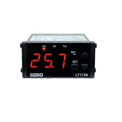 BỘ ĐIỀU KHIỂN NHIỆT ĐỘ NTC GEMO LT172N-230VAC-R (NTC, 36x72 mm)