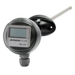 CẢM BIẾN NHIỆT ĐỘ GẮN ỐNG GIÓ TEK LL-N (4-20 mA, Có hiển thị)