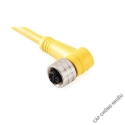 CÁP NỐI CẢM BIẾN M12 CHỐNG NHIỄU 4 CHÂN DẠNG GÓC VUÔNG C02L4S12 (2 Mét)