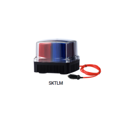 ĐÈN BÁO ĐỘNG XE CƠ GIỚI MÀU ĐỎ XANH SKTLM-24-R/B (24V DC, LED XOAY)