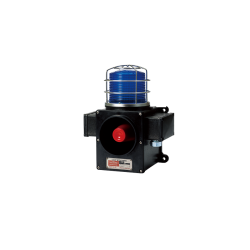 ĐÈN CÒI CÔNG NGHIỆP GẮN TƯỜNG MÀU XANH DƯƠNG QLIGHT SCDWLR-WM-24-B ( 24V DC, LED XOAY)