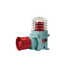 ĐÈN CÒI CHỐNG CHÁY NỔ MÀU ĐỎ QLIGHT SESALR-WS-24-R (XOAY VÒNG, 24V DC)