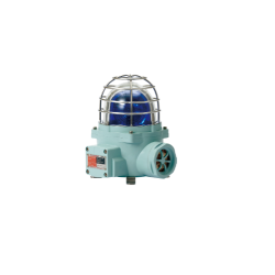 ĐÈN CÒI CHỐNG CHÁY NỔ MÀU XANH DƯƠNG QLIGHT SNESLP-24-B ( XOAY VÒNG, 24V DC)