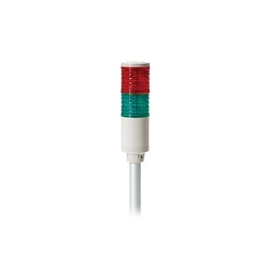 ĐÈN THÁP CẢNH BÁO 2 TẦNG CÓ CÒI QLIGHT ST45LF-BZ-2-220-RG-QL18 (SÁNG LIÊN TỤC, NHẤP NHÁY, 220V AC)