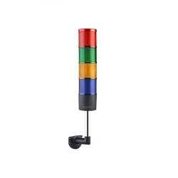 ĐÈN THÁP BÁO ĐỘNG 4 TẦNG CÓ CÒI MUCCO SNT-7022-DB4-L-10U (XOAY, 40-250V AC/DC)