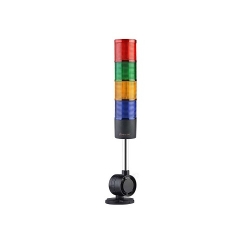 ĐÈN THÁP BÁO ĐỘNG 4 TẦNG CÓ CÒI MUCCO SNT-7013-DB4-D-10U (XOAY, 12-24V AC/DC)