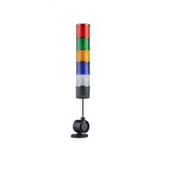 ĐÈN THÁP BÁO ĐỘNG 5 TẦNG CÓ CÒI MUCCO SNT-7013-DB5-D-10U (XOAY, 12-24V AC/DC)