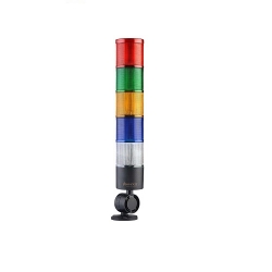 ĐÈN THÁP BÁO ĐỘNG 5 TẦNG CÓ CÒI MUCCO SNT-7013-DB5-D (XOAY, 12-24V AC/DC)