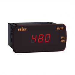 ĐỒNG HỒ ĐO ĐIỆN ÁP SELEC MV15 (48x96, 0 - 516V)
