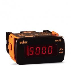 ĐỒNG HỒ ĐO DÒNG ĐIỆN DC SELEC MA12-DC-200mA (48x96)