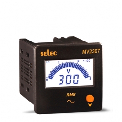 ĐỒNG HỒ ĐO ĐIỆN ÁP 3 PHA SELEC MV2307