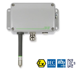 CẢM BIẾN NHỆT ĐỘ VÀ ĐỘ ẨM CHỐNG CHÁY NỔ GẮN TƯỜNG EE100Ex
