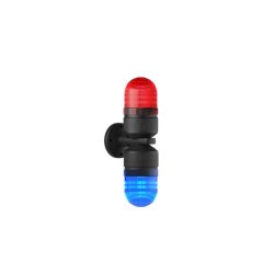ĐÈN CÒI BÁO ĐỘNG 2 MÀU ĐỎ XANH MESAN MS 331.1.2.12-24VAC/DC (LED ĐA NĂNG, IP54)