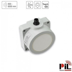 CẢM BIẾN SIÊU ÂM ĐO KHOẢNG CÁCH P43-600-Q50-PBT-2N-CM12 (6000mm, 2 x NPN, NO/NC)