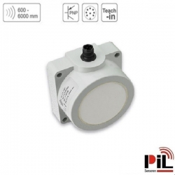 CẢM BIẾN SIÊU ÂM ĐO KHOẢNG CÁCH P43-600-Q50-PBT-2P-CM12 (6000mm, 2 x PNP, NO/NC)