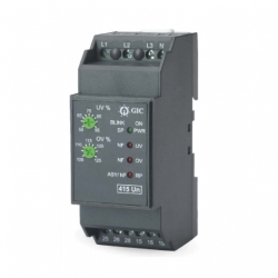 RƠ LE BẢO VỆ MẤT PHA, ĐẢO, LỆCH PHA, SỤT ÁP, QUÁ ÁP 415V AC GIC MG53BH