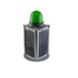 ĐÈN TÍN HIỆU BÁO KHÔNG SOLAR MÀU XANH LÁ MUCCO SNT-U125-SLT25-2 (12V DC)