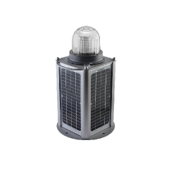 ĐÈN TÍN HIỆU BÁO KHÔNG SOLAR MÀU TRẮNG MUCCO SNT-U125-SLT25-5 (12V DC)
